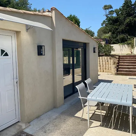 Grimaud-maison 4 Pers - Piscine بيت للعطل غريمو