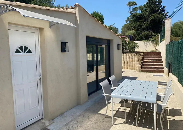 Grimaud-maison 4 Pers - Piscine بيت للعطل غريمو